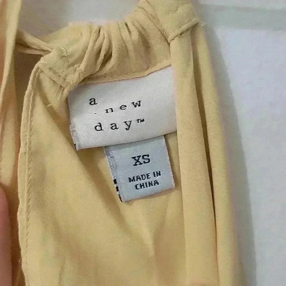 TARGET a new day x-small yellow sun dress flowy - Picture 5 of 5